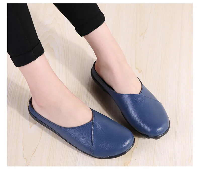 pantoufle en cuir fendu – Image 8