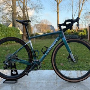 Vélo de Gravel Specialized Diverge S-Works Satin Gloss Oil/Gloss Light Silver 2018 (OCCASION)