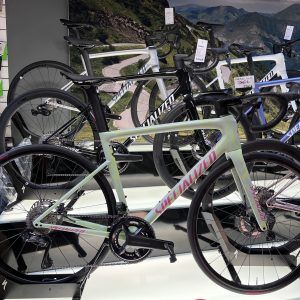 Vélo de Route Specialized Tarmac SL8 Pro Satin Ion Metallic / Sea Foam Strata / Rebel Pink 2025 (OCCASION)
