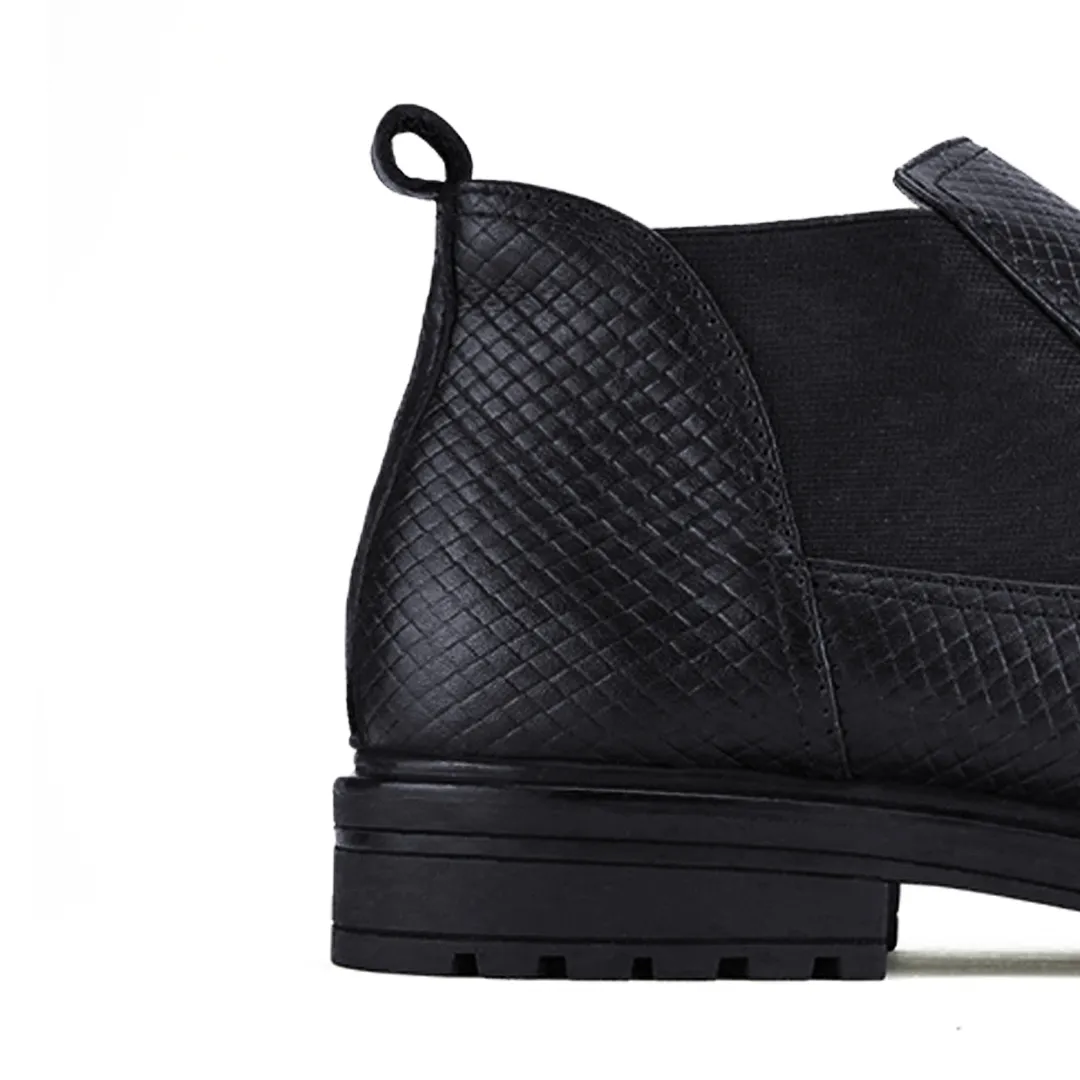 Mini Botte Tressé Noir – Image 4