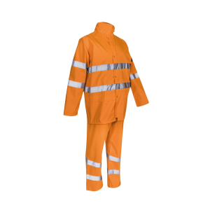 Ensemble de pluie Haute-Visibilité Orange – Uranus