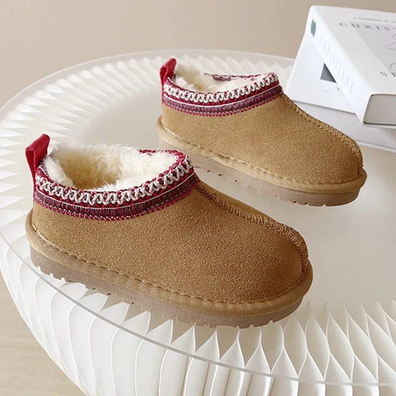 Pantoufle botte en fourrure pour enfants – Image 3