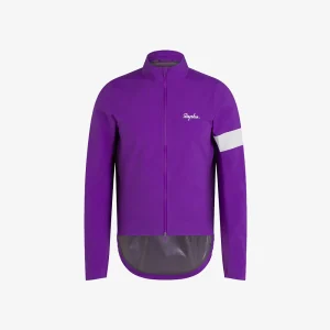 Rapha Veste Core Rain Jacket Ultraviolet White