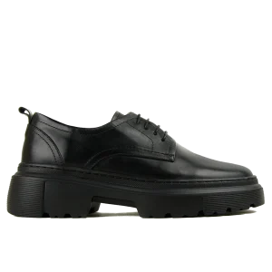 Chunky oxford Cuir Noir