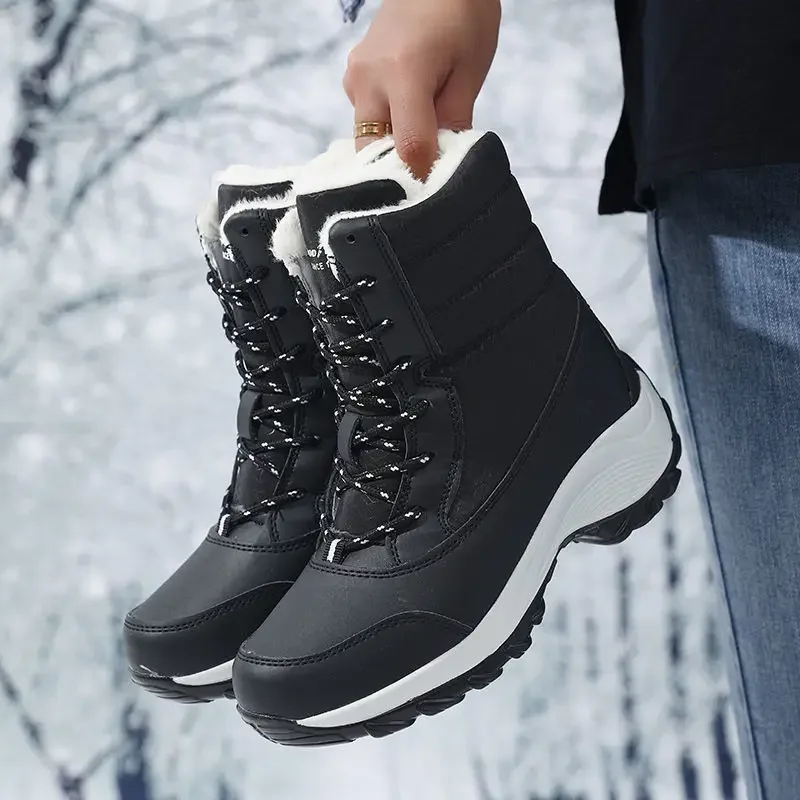 ❄️ Bottines Femme AZGB™ – Chaleur, Stabilité & Hauteur Confort
