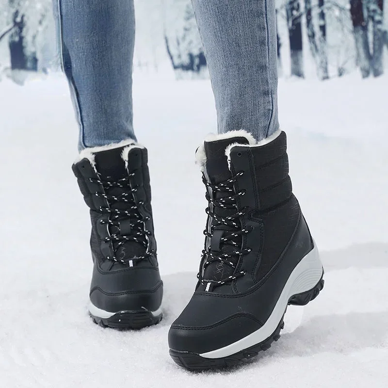 ❄️ Bottines Femme AZGB™ – Chaleur, Stabilité & Hauteur Confort – Image 3