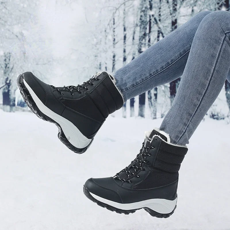 ❄️ Bottines Femme AZGB™ – Chaleur, Stabilité & Hauteur Confort – Image 4