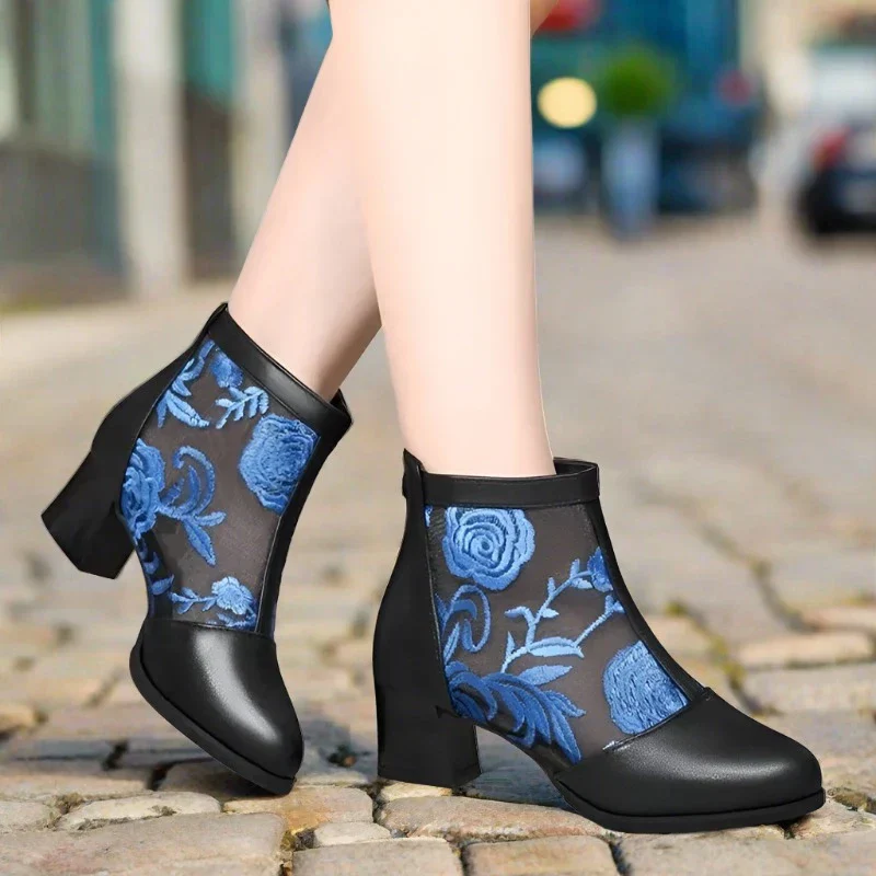 Rose - Bottines sandales fraîches, confortables et élégantes – Image 2