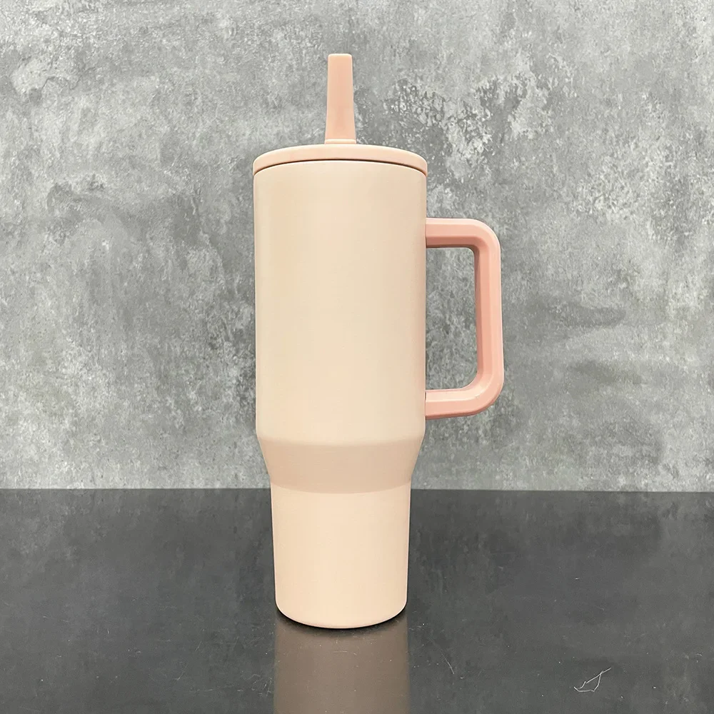 2024 NEW HydroJug 40OZ tumbler Straw Lid Stainless Steel Vacuum Insulated Car Mug Double Wall Thermal Iced Travel Mug Cup – Image 8