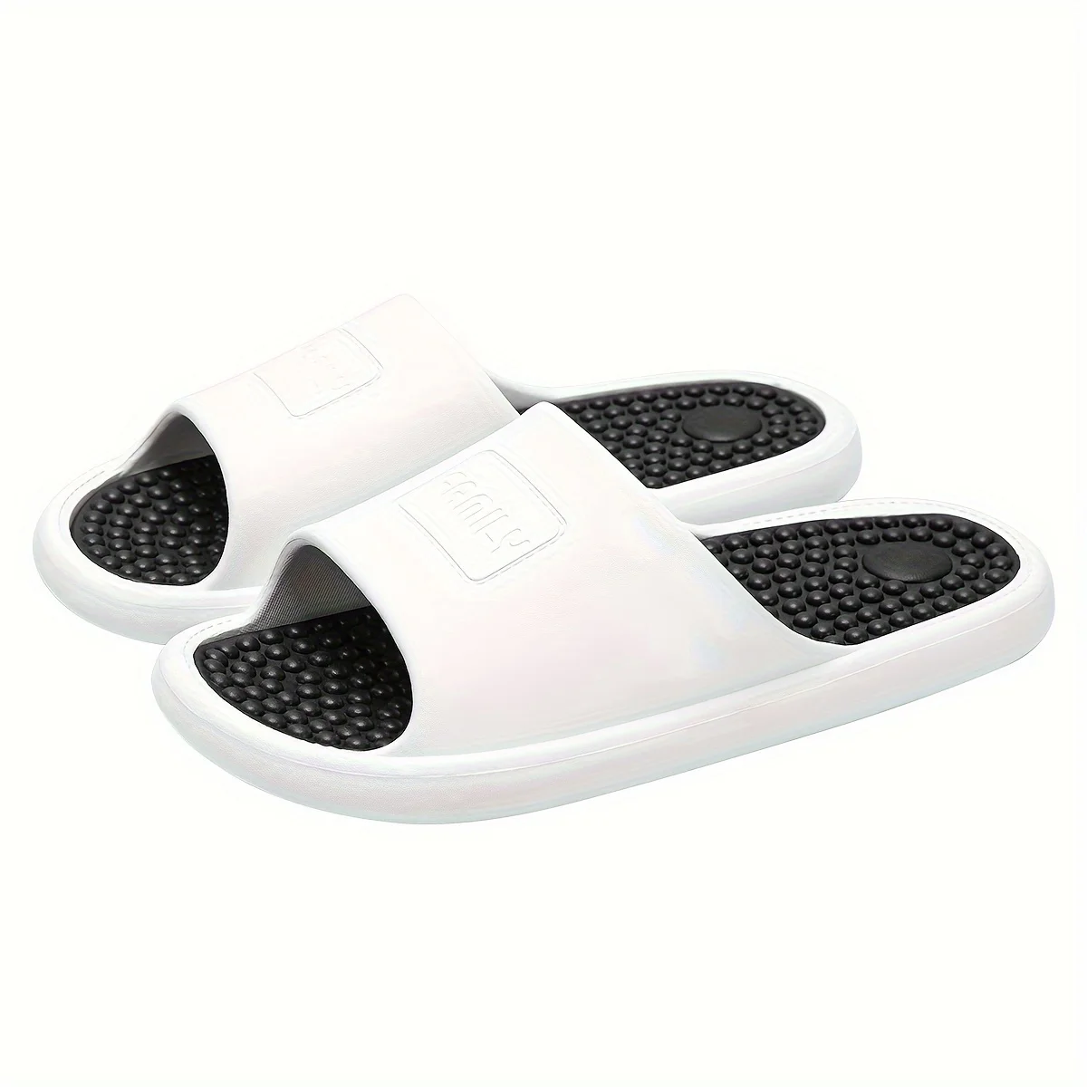 Pantoufle De Massage À Domicile Avec Motif Alphabet «FAMILLE» – Image 6