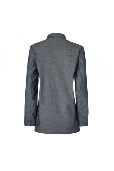 Veste cuisine femme denim AUTHENTIQUE – Image 3