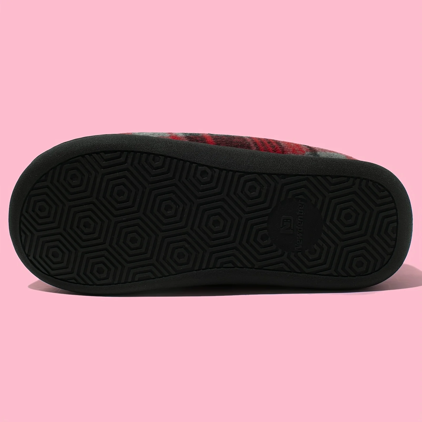 Pantoufles Chaudes À Motif Écossais À Bout Fermé À Plateforme À Semelle Souple – Image 6