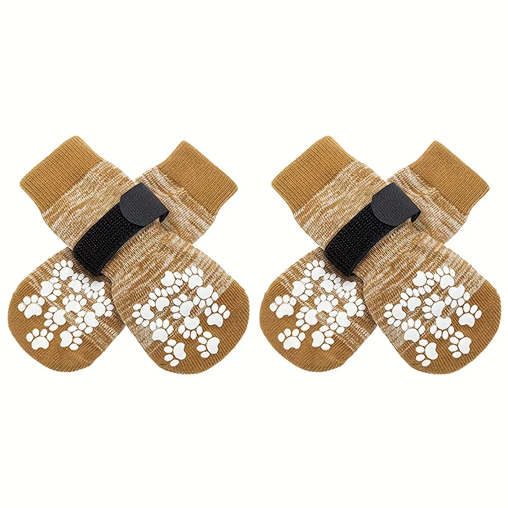 Pantoufle Antidérapantes Pour Chien, Couvre-pieds Respirants 4pcs – Image 8