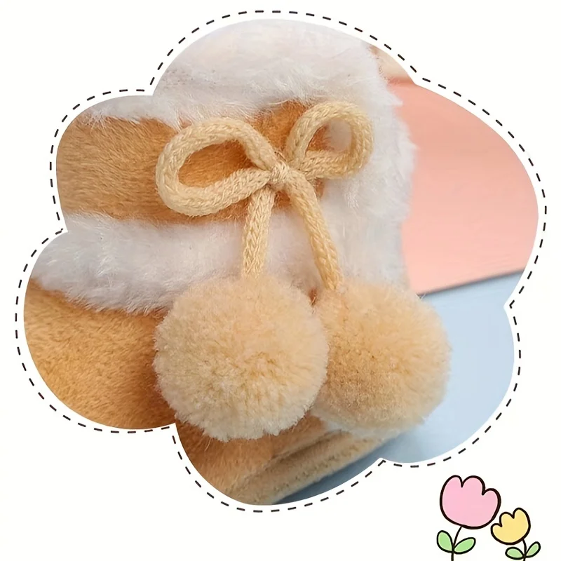 Pantoufle En Polaire Mignonnes À Fond Souple Antidérapant – Image 5