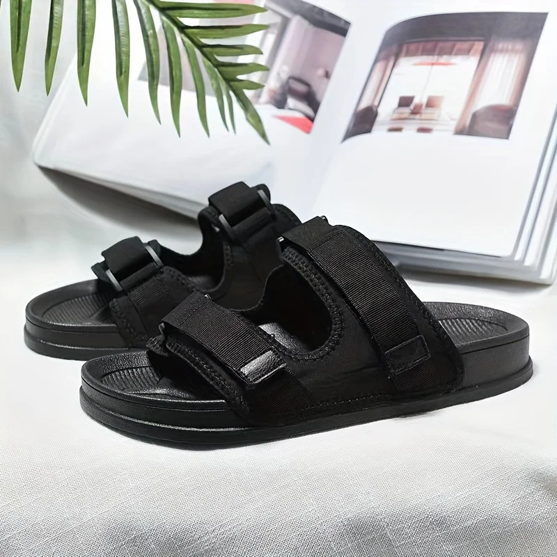 Pantoufle En Tissu Décontractées Pour Plage D’été Antidérapantes À Fermeture – Image 4