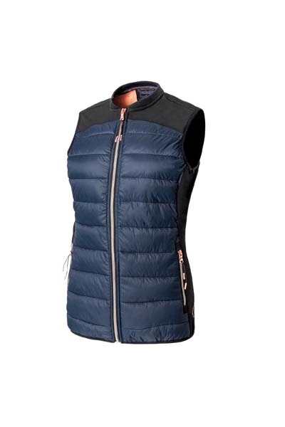 Doudoune Femme Chaude Sans Manches Bleu – Image 2