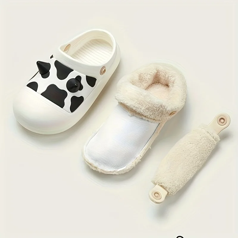 Pantoufle En Polaire Avec Dessin Animé Mignon Confortables Et Antidérapantes – Image 8