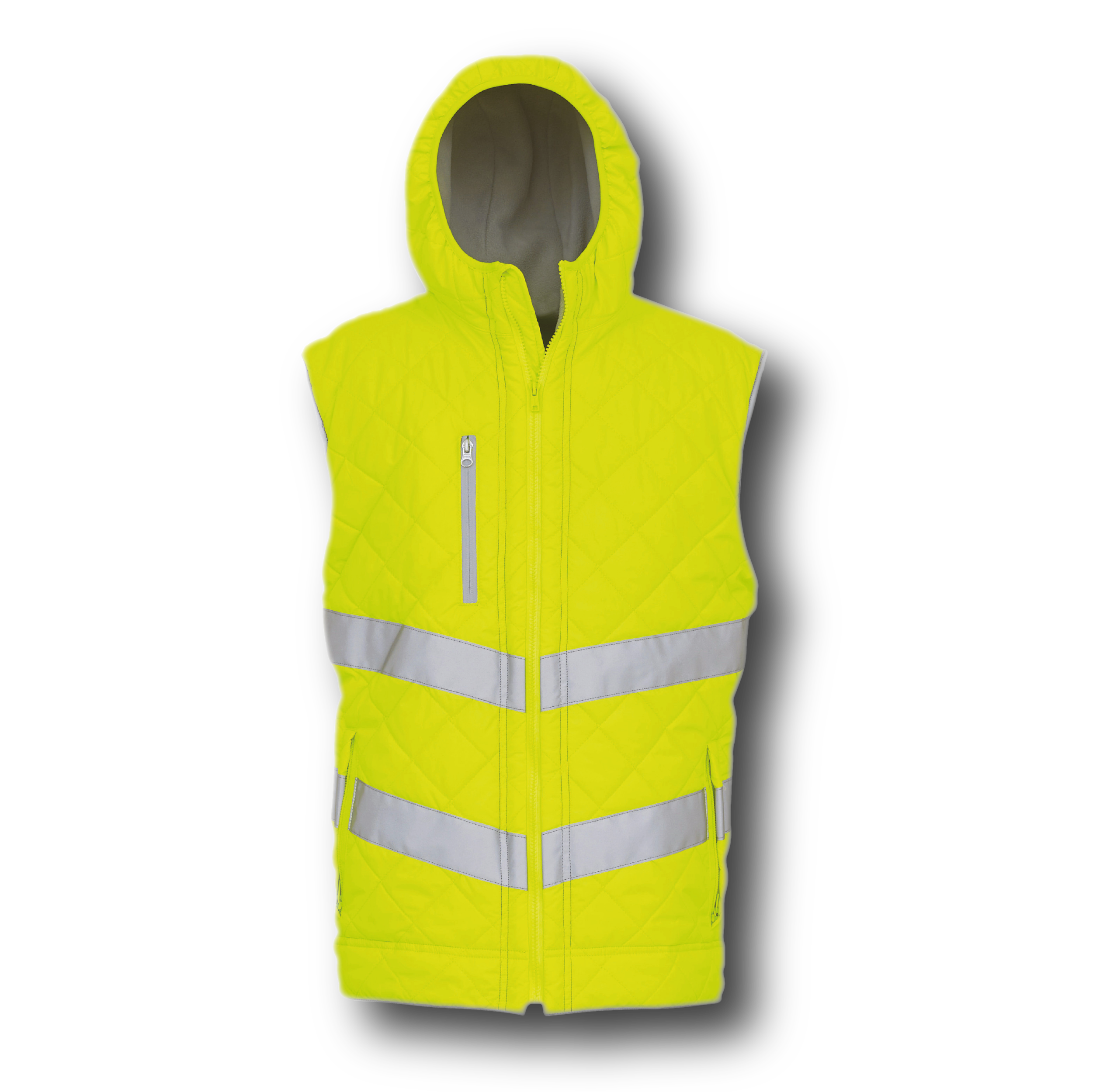 Bodywarmer à Capuche Haute visibilité – Neptune – Image 2