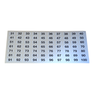 Planche de 70 numéros à coller – Orientsport