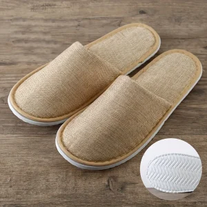 Pantoufle à Semelle Souple Légère, Antidérapantes lot de 
 4 paires