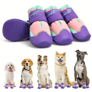 Pantoufle D’hiver Pour Chiens – Bottines En Caoutchouc Antidérapantes