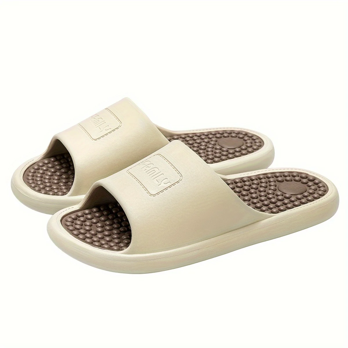 Pantoufle De Massage À Domicile Avec Motif Alphabet «FAMILLE» – Image 5