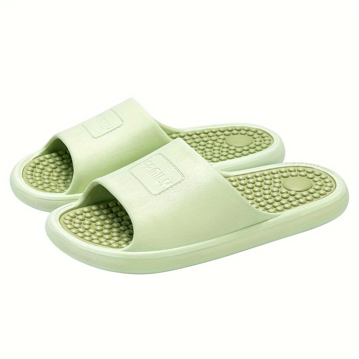 Pantoufle De Massage À Domicile Avec Motif Alphabet «FAMILLE» – Image 2