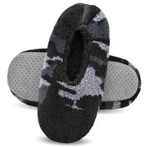 Pantoufle Doublées De Peluche Épaisses