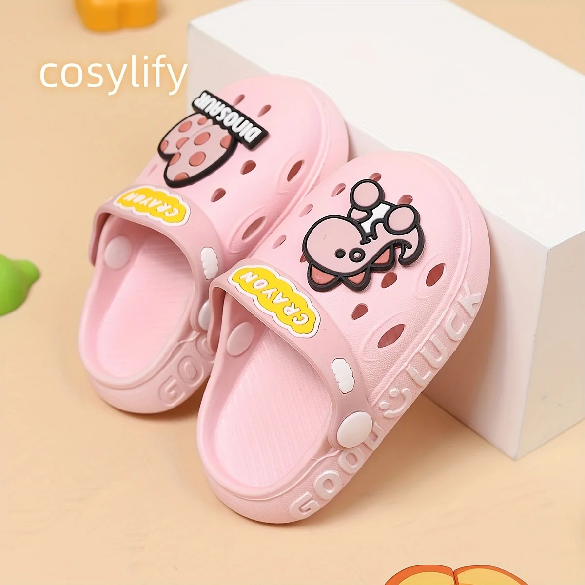 Pantoufle En Forme D’œuf De Dinosaure Fermés À Bout, Pour La Plage – Image 5