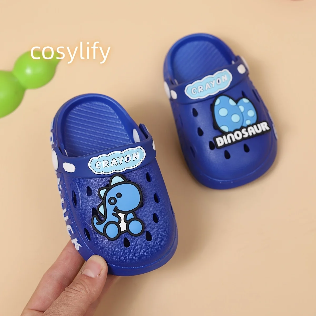 Pantoufle En Forme D’œuf De Dinosaure Fermés À Bout, Pour La Plage – Image 4