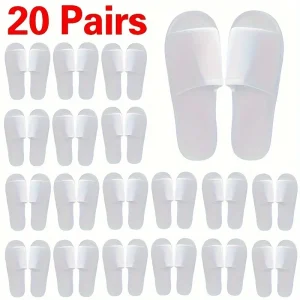 Pantoufle Légères Antidérapantes À Enfiler Pour L’intérieur lot De 20 Paires