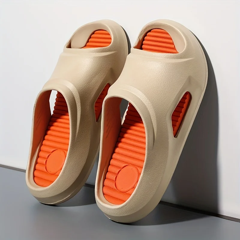 Pantoufles confortables de massage légères à bout ouvert pour la salle de bains – Image 2