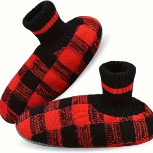 Pantoufles D’intérieur Douces Et Épaisses Avec Semelles Inférieures Antidérapantes