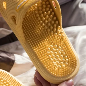Pantoufles De Massage Antidérapantes À Bout Ouvert
