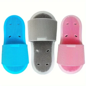 Pantoufles De Massage Antidérapantes En Silicone Anti-chute