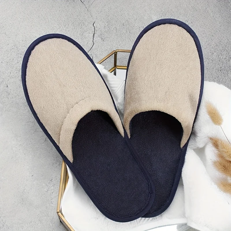 Pantoufles De Spa Antidérapantes Pour Les Voyages D’hôtels – Image 3