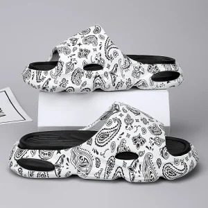 Pantoufles Décontractées Antidérapantes À Bout Ouvert