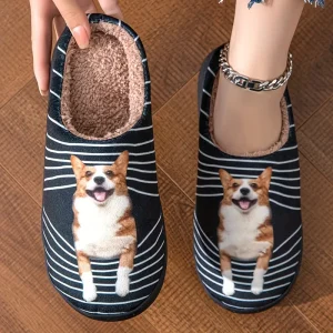 Pantoufles Mignonnes Imprimées D’animaux De Dessin Animé