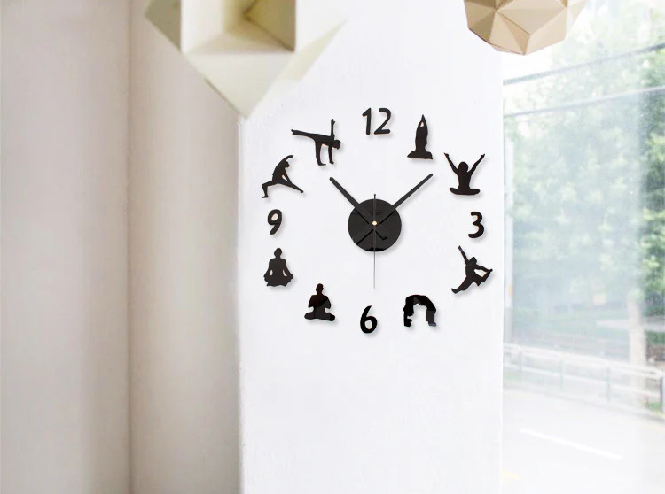 Horloge "Postures de Yoga" Originale – Image 8