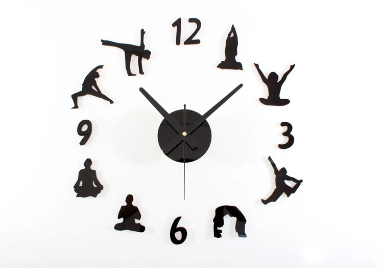 Horloge "Postures de Yoga" Originale – Image 4