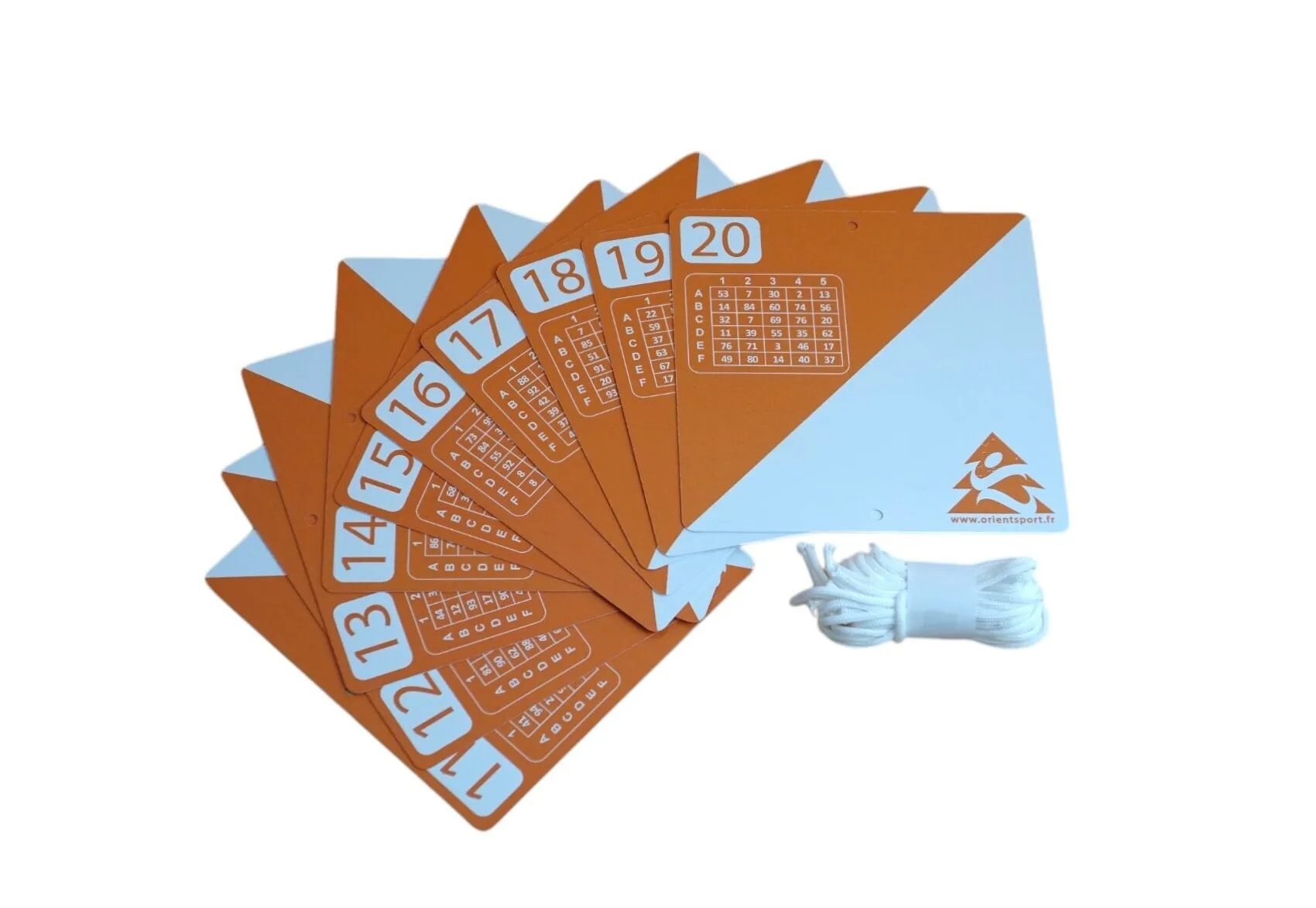 Lot de 10 balises à codes 11-20