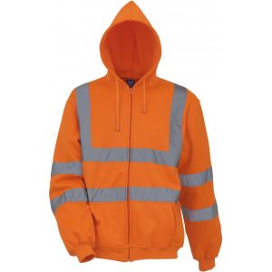Sweat-shirt Zippé à Capuche Haute visibilité – Saturne